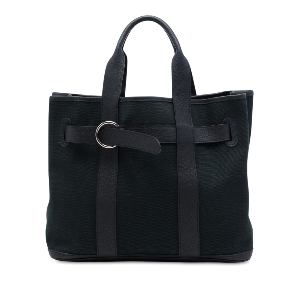 Pre-Loved Hermes Toile and Negonda Ceinture MM